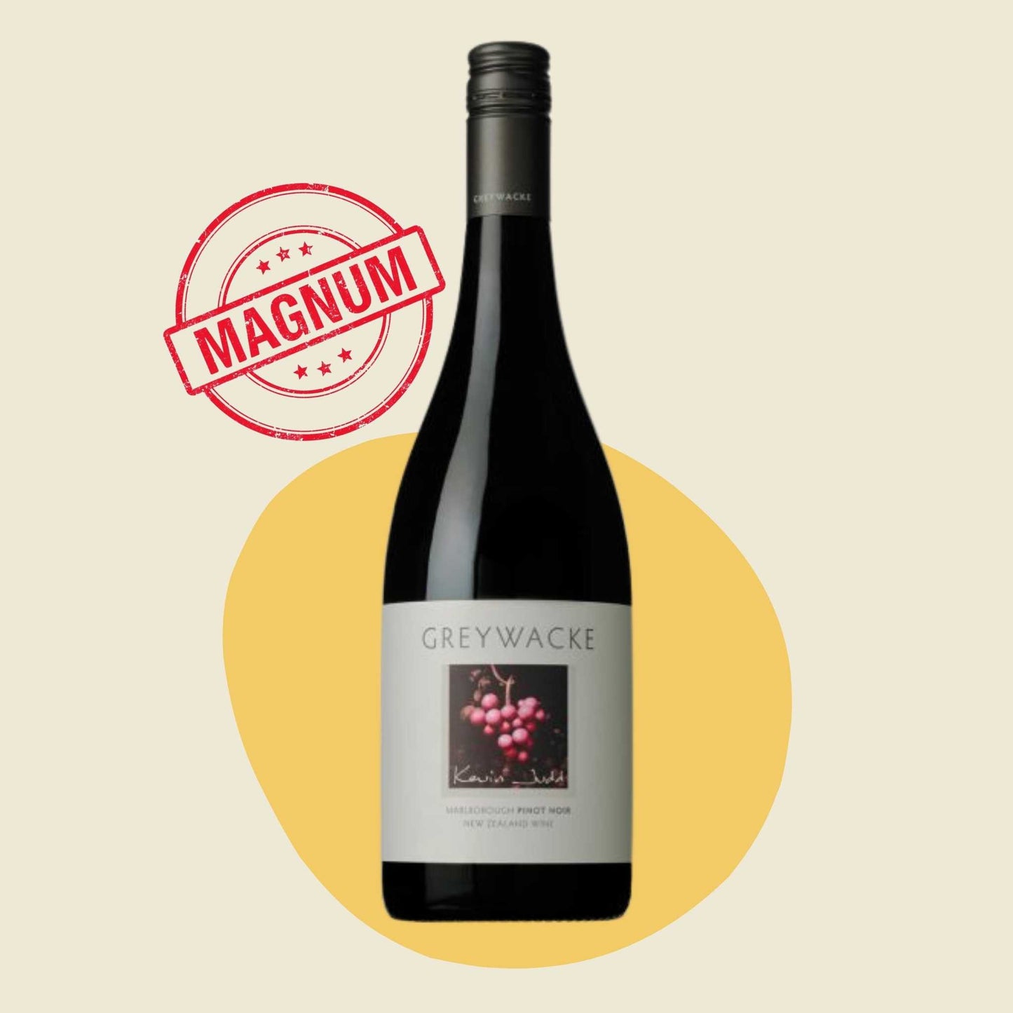 Original bottle of Greywacke Pinot Noir 2017 (magnum)