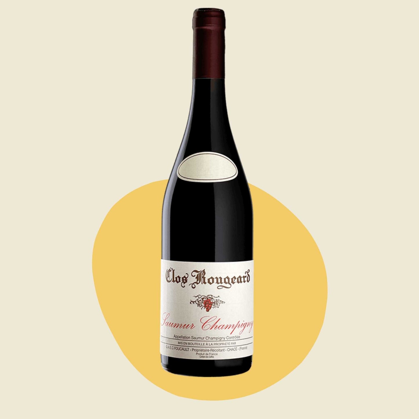 Original bottle of Clos Rougeard Saumur-Champigny 2007