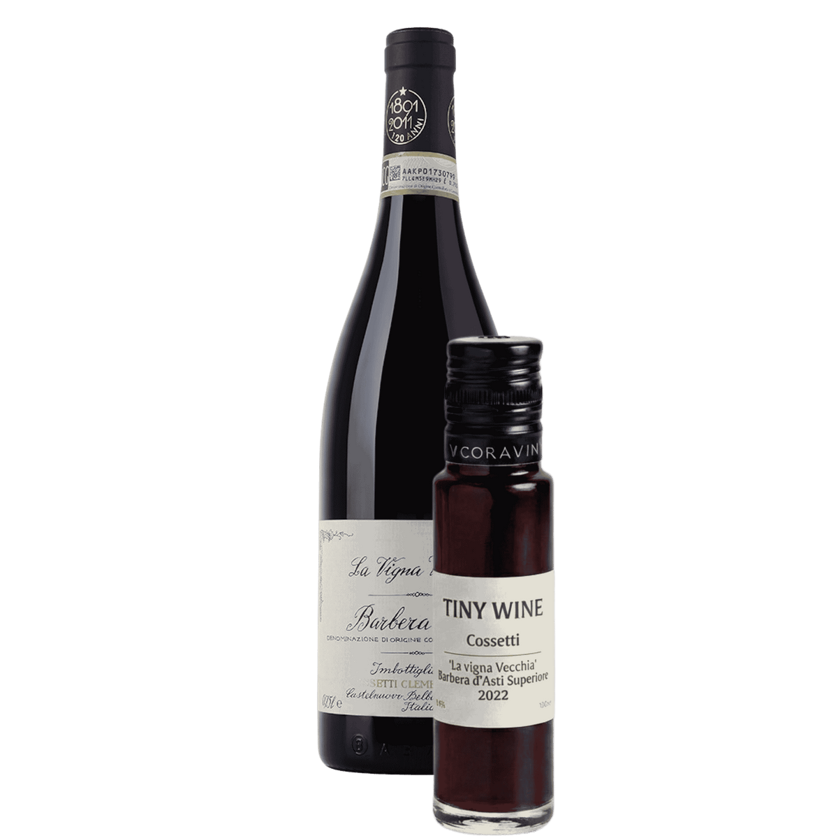 Cossetti 'La Vigna Vecchia' Barbera d'Asti Superiore 2022 (100ml)