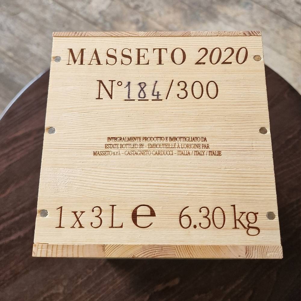 Win a 3L Jeroboam Masseto 2020