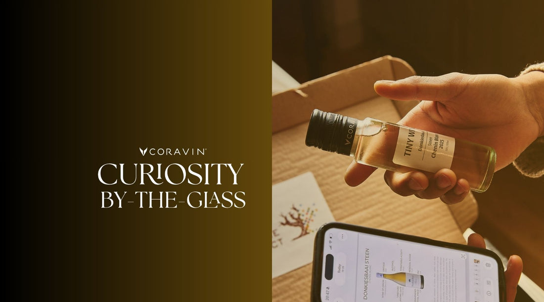 Wine tasting tubes presented for Tiny Wine’s Curiosity By-the-Glass experience
