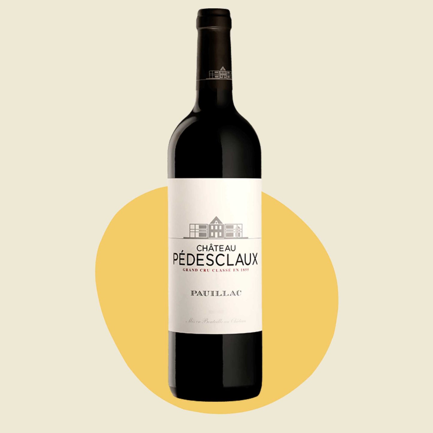 Original bottle of Château Pedesclaux Pauillac 2018