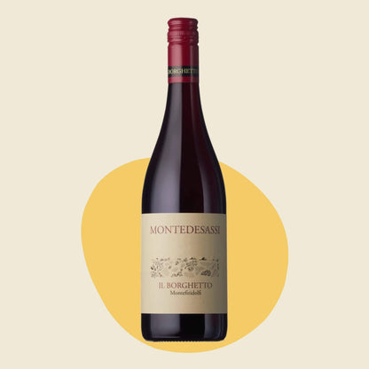 Original bottle of Il Borghetto 'Montedesassi' Toscana IGT 2020