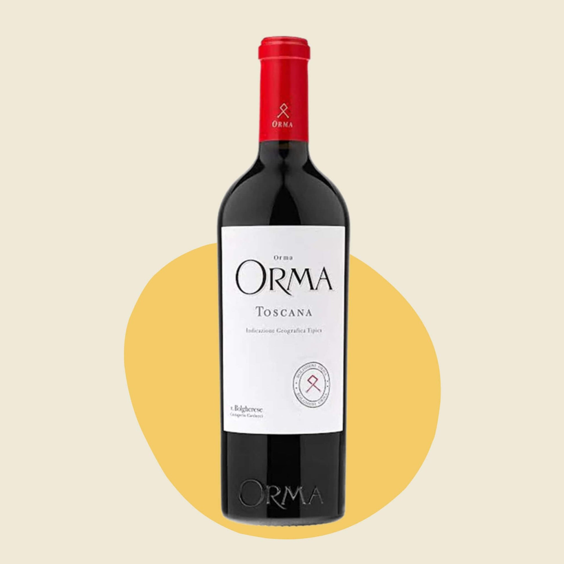 Original bottle of Orma 'Orma' Toscana IGT 2022