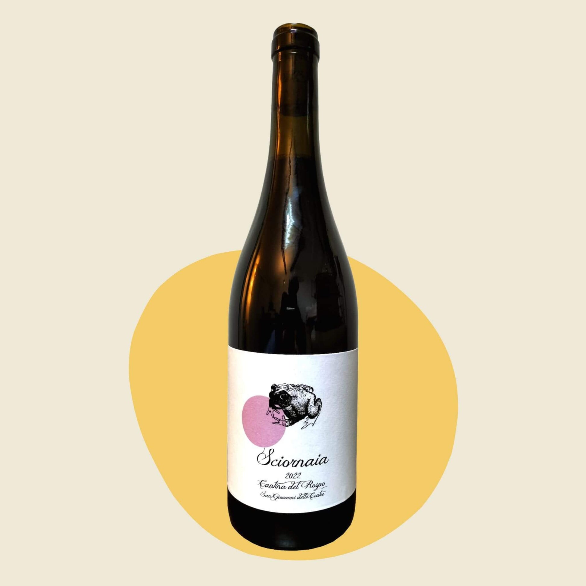 Original bottle of Cantina del Rospo 'Sciornaia' Toscana IGT 2022