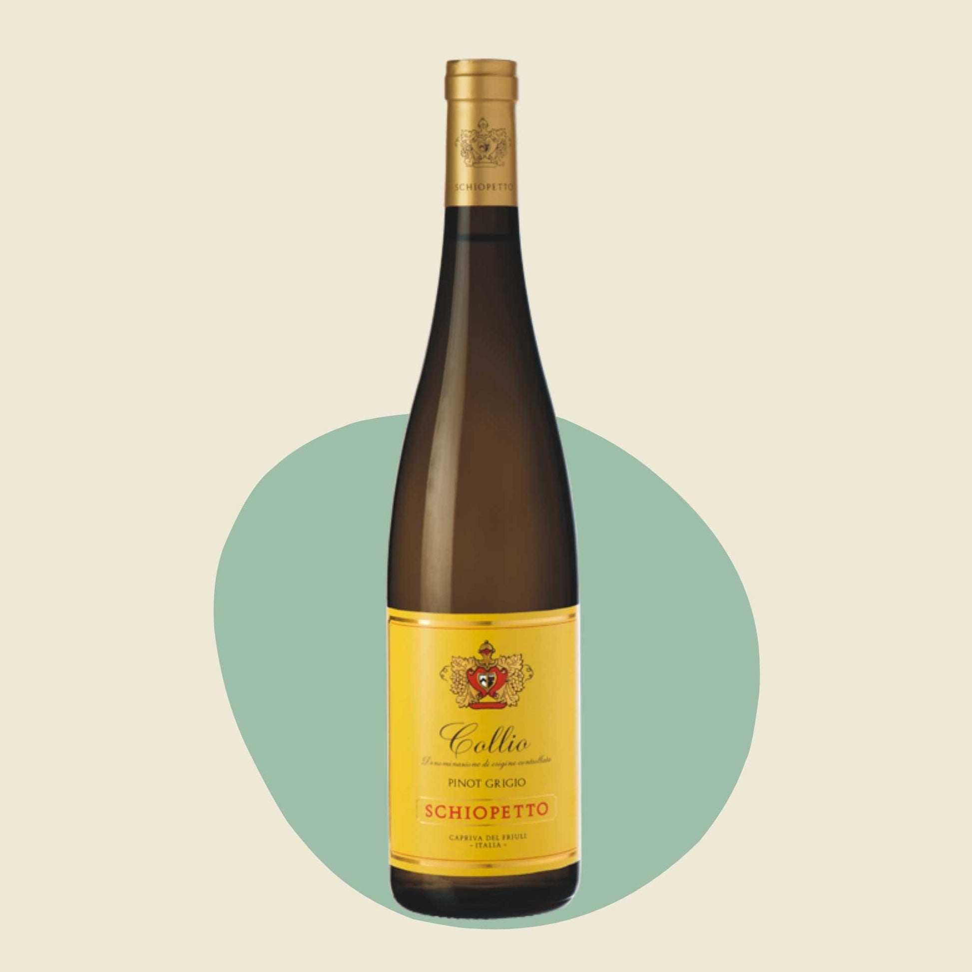 Original bottle of Schiopetto 'Collio' Pinot Grigio 2022