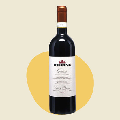 Original bottle of Riecine Chianti Classico Riserva 2019