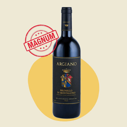 Original bottle of Argiano Brunello di Montalcino 2010 (from magnum)