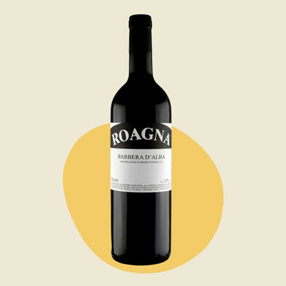 Original bottle of Roagna Barbera d'Alba 2019