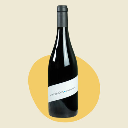 Original bottle of Clos de Caveau 'Les Bateliers' Côtes du Rhône Rouge 2023