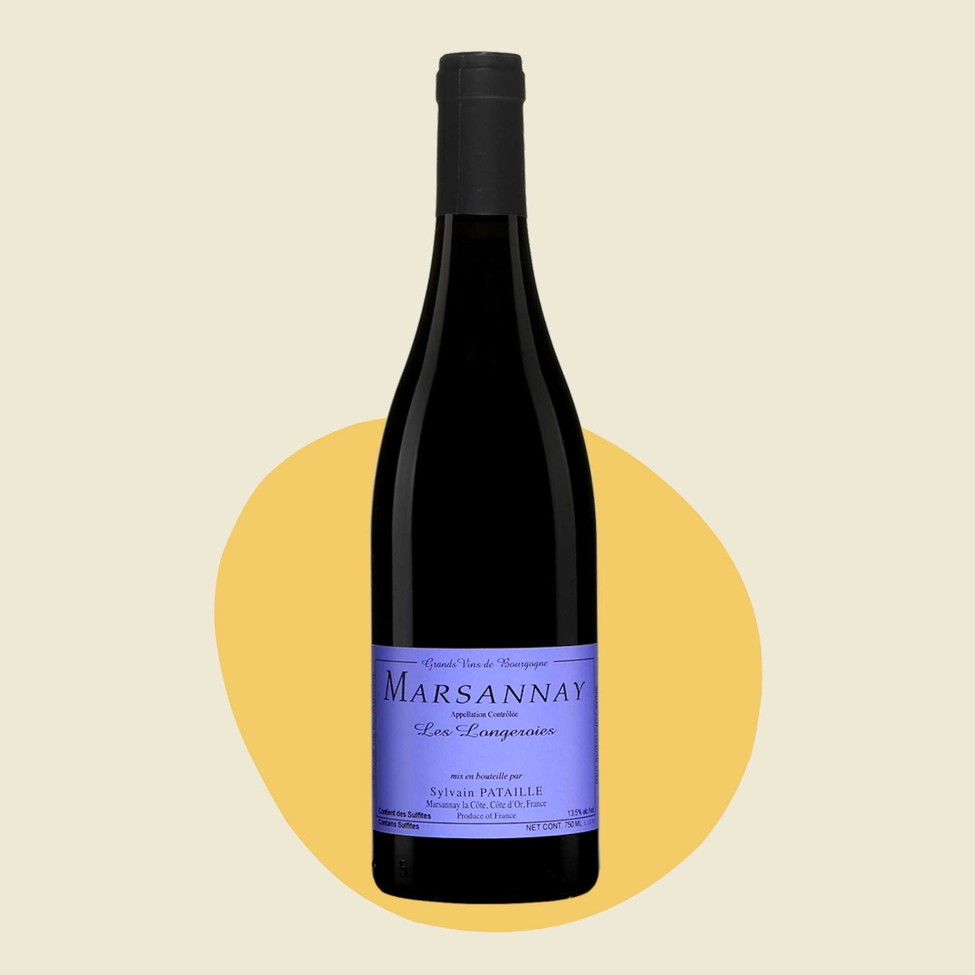 Original bottle of Domaine Sylvain Pataille 'Les Longeroies' Marsannay 2019