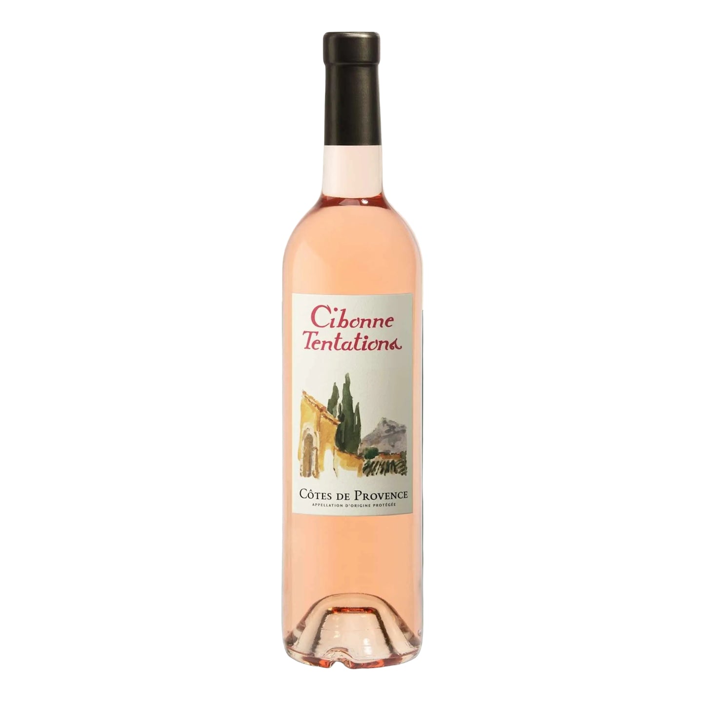 Original bottle of Clos Cibbone 'Tentations' Rosé 2024