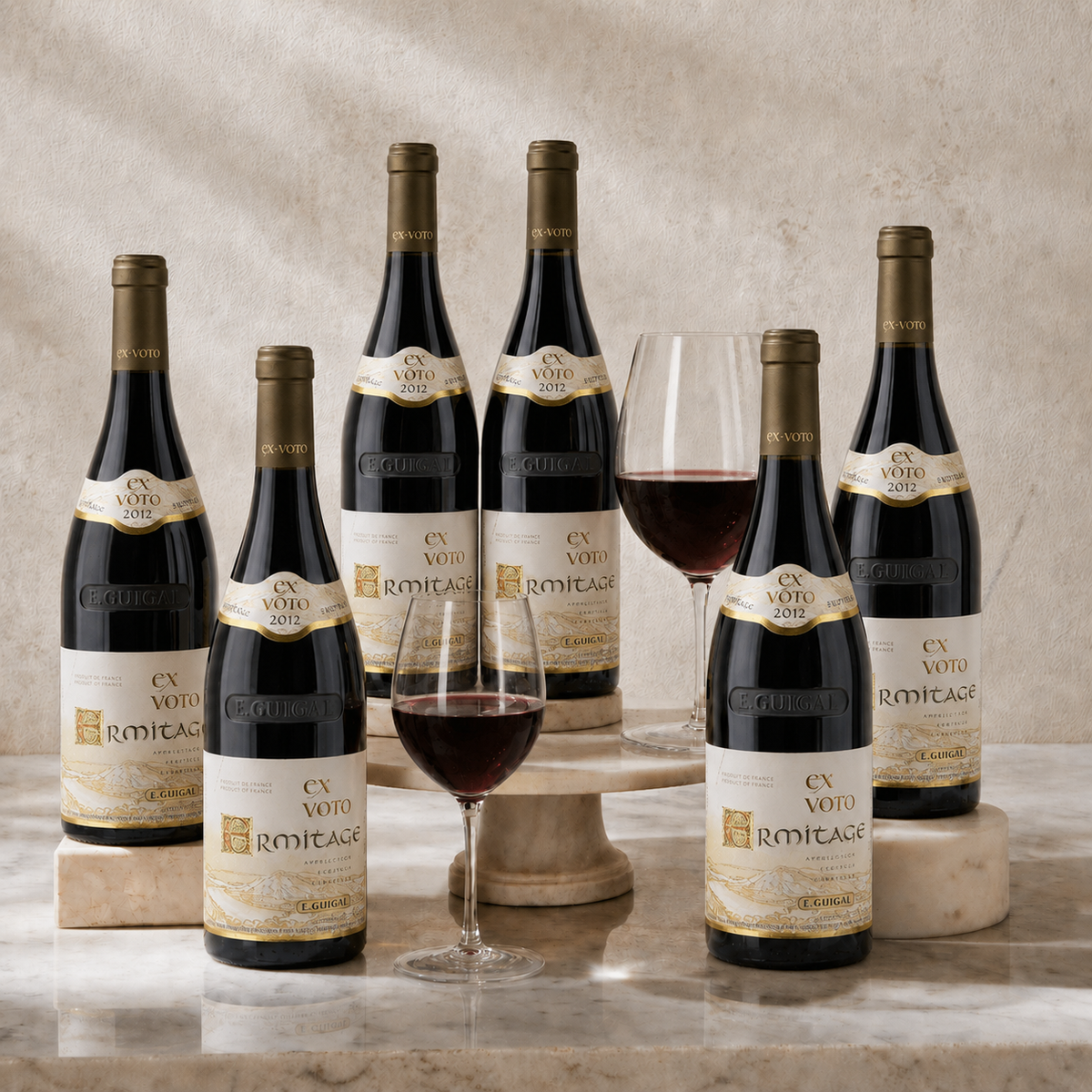 E. Guigal 'Ex Voto Rouge' Ermitage 2012 case