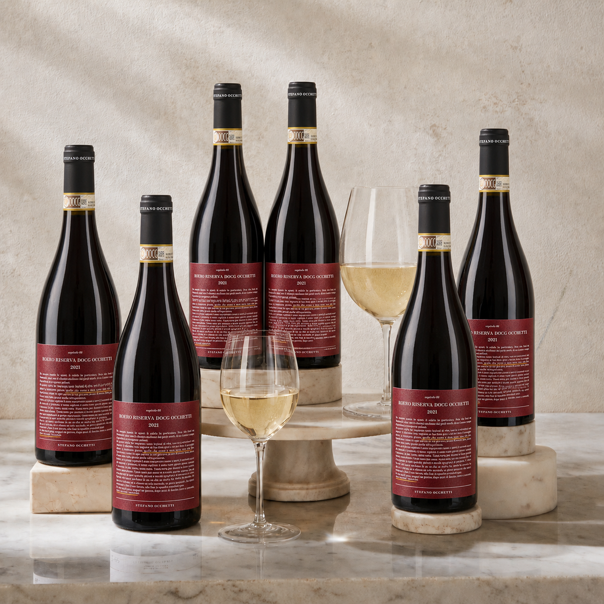 Stefano Occhetti Roero Riserva 2021 case