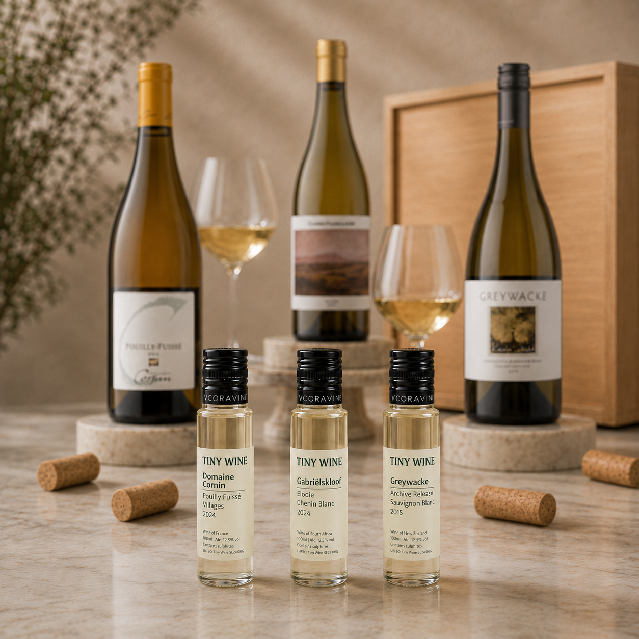 Father's Day White Wine Bundle Gift - 3 x 100ml Bottles