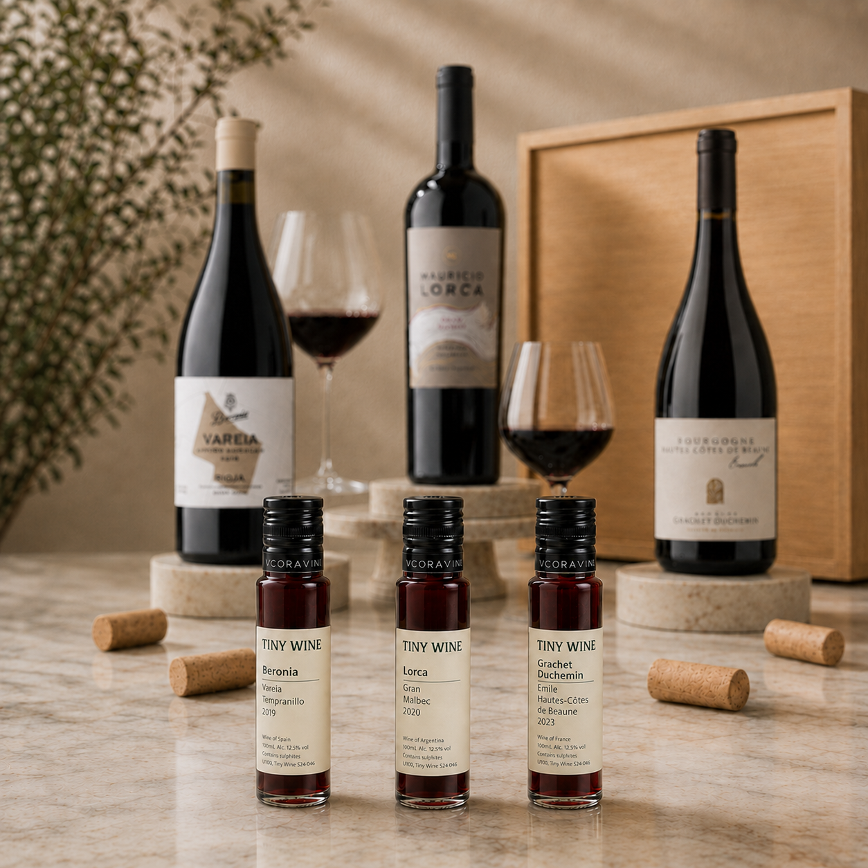 Father's Day Red Wine Bundle Gift - 3 x 100ml Bottles