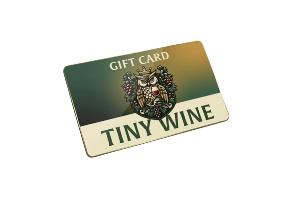picture of a tiny wine gift card