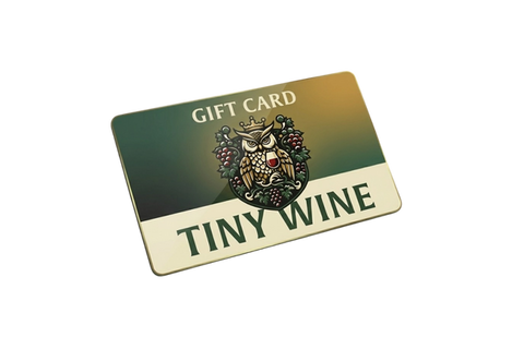 picture of a tiny wine gift card
