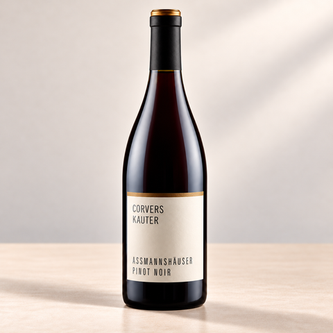 Corvers-Kauter Assmannshäuser Pinot Noir, 750ml bottle.